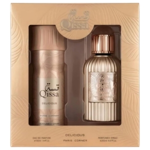 Estuche Paris Corner Qissa Delicious Mujer EDP 100ML +SPRAY 200ML