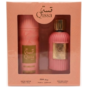 Estuche Paris Corner Qissa Pink Mujer EDP 100ML + SPRAY 200ML